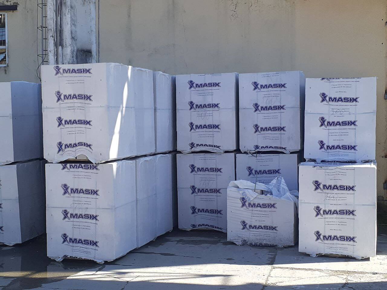 Газобетон Masix D500 625х250х250 мм фото 8