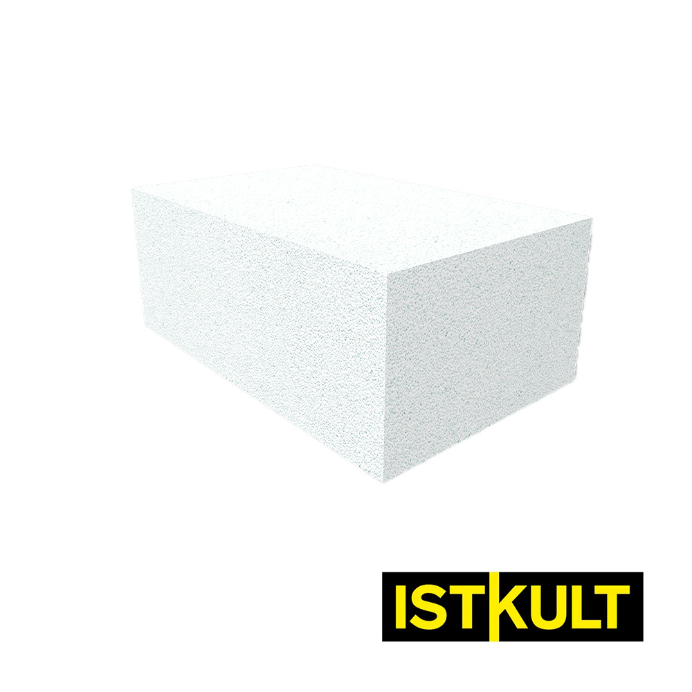 Газобетонный блок ISTKULT D500 B3,5 625х400х250 мм