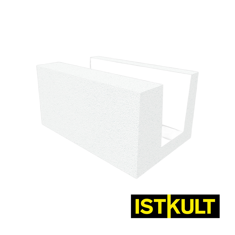 Газобетонный U-блок ISTKULT 500х200х250 мм фото 0