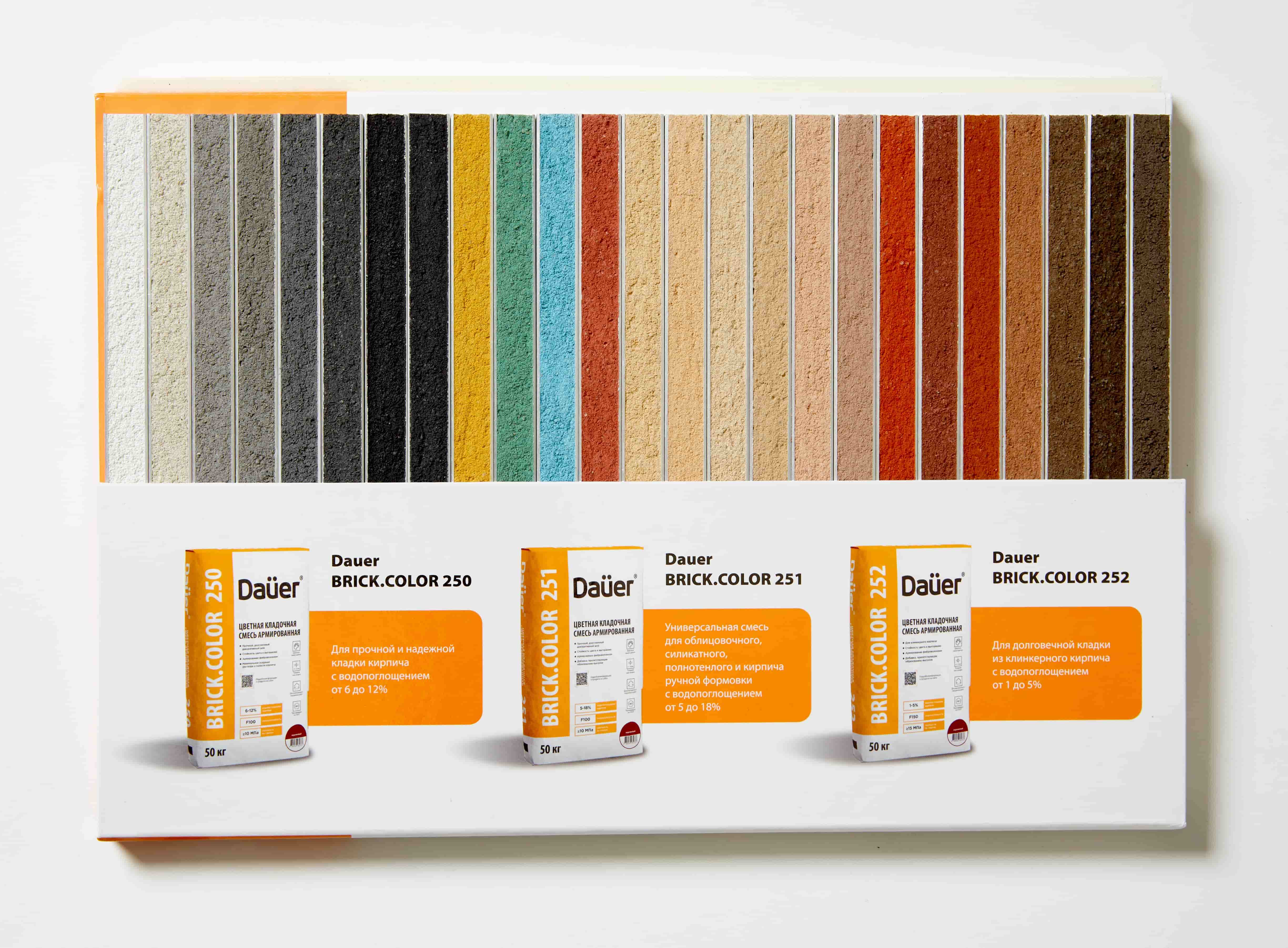 Цветная кладочная смесь армированная DAUER BRICK.COLOR 251 темно-серый, 50 кг фото 4